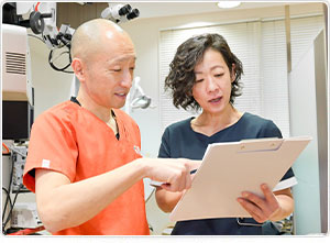 可能な限り痛みを抑えた治療 写真